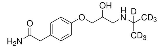 Atenolol-D7 solution 100&#160;&#956;g/mL in acetonitrile, certified reference material, ampule of 1&#160;mL, Cerilliant&#174;