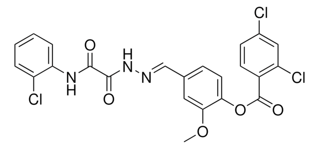 4-(2-((2-CHLOROANILINO)(OXO)AC)CARBOHYDRAZONOYL)-2-MEO-PH 2,4-DICHLOROBENZOATE AldrichCPR