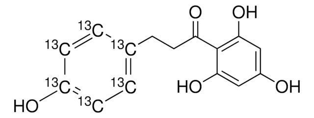 Phloretin-(hydroxyphenyl-13C6) 99 atom % 13C, 97% (CP)