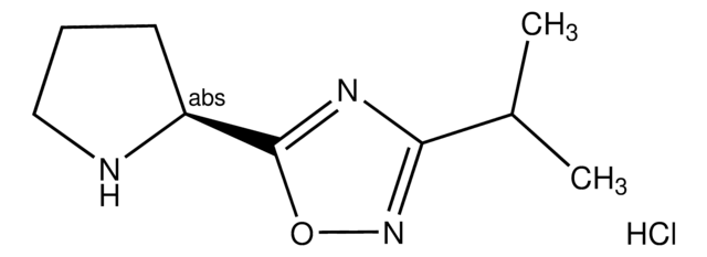 3-Isopropyl-5-[(2S)-2-pyrrolidinyl]-1,2,4-oxadiazole hydrochloride AldrichCPR