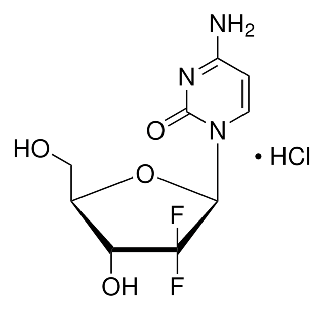 Gemcitabine hydrochloride Pharmaceutical Secondary Standard; Certified Reference Material, certified reference material, pharmaceutical secondary standard, pkg of 50&#160;mg