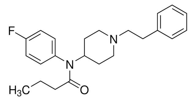 p-Fluorobutyryl fentanyl (PFBF) solution 100&#160;&#956;g/mL in methanol (), certified reference material, ampule of 0.5&#160;mL, Cerilliant&#174;