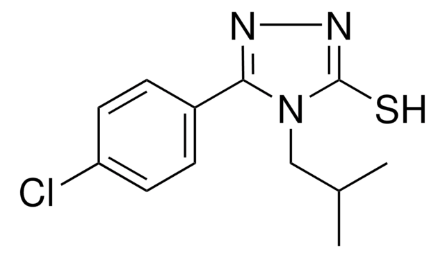 5-(4-CHLOROPHENYL)-4-ISOBUTYL-4H-1,2,4-TRIAZOLE-3-THIOL AldrichCPR