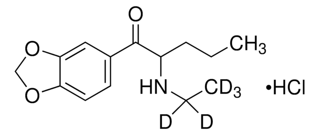 N-Ethylpentylone-D5 hydrochloride solution 100&#160;&#956;g/mL in methanol (as free base), certified reference material, ampule of 1&#160;mL, Cerilliant&#174;