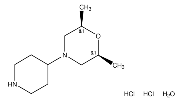 rac-(2R,6S)-2,6-Dimethyl-4-(4-piperidinyl)morpholine dihydrochloride hydrate AldrichCPR