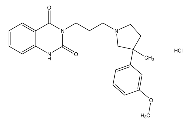 3-{3-[3-(3-methoxyphenyl)-3-methyl-1-pyrrolidinyl]propyl}-2,4(1H,3H)-quinazolinedione hydrochloride AldrichCPR