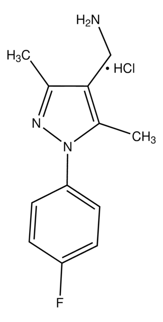 1-[1-(4-Fluorophenyl)-3,5-dimethyl-1H-pyrazol-4-yl]methanamine hydrochloride AldrichCPR