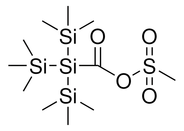 METHANESULFONIC 1,1,1,3,3,3-HEXAMETHYL-2-(TRIMETHYLSILYL)TRISILANE-2-CARBOXYLIC ANHYDRIDE AldrichCPR