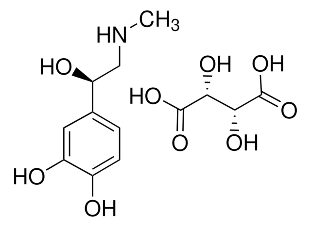 Epinephrine Bitartrate Pharmaceutical Secondary Standard; Certified Reference Material