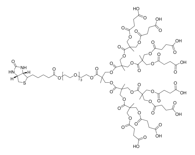 Polyester bis-MPA dendron 8 carboxyl, 1 biotin (core) generation 3