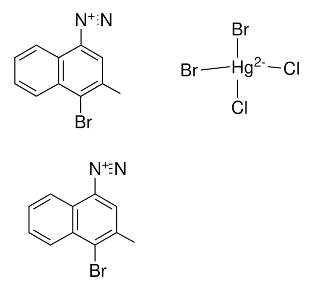 4-BROMO-3-METHYL-1-NAPHTHALENEDIAZONIUM CHLORIDE, MERCURIC BROMIDE COMPLEX AldrichCPR