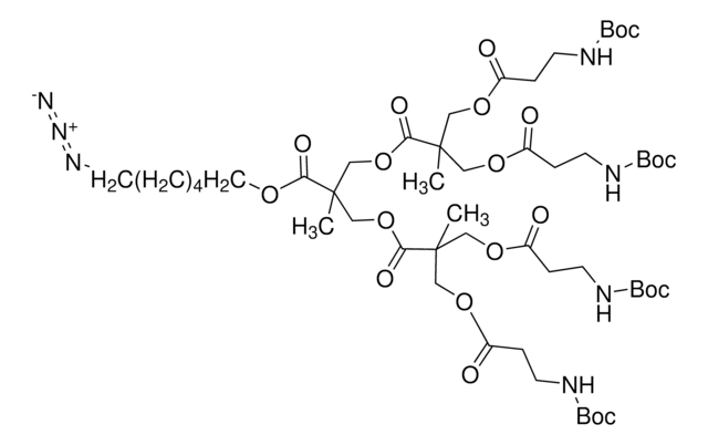 Polyester bis-MPA dendron 4 NHBoc, 1 azide (core) generation 2