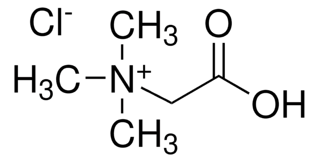 Betaine hydrochloride certified reference material, TraceCERT&#174;, Manufactured by: Sigma-Aldrich Production GmbH, Switzerland