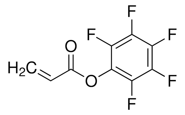 Pentafluorophenyl acrylate contains &lt;200&#160;ppm monomethyl ether hydroquinone as inhibitor, 98%