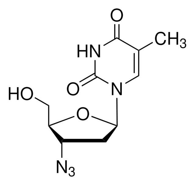 3&#8242;-アジド-3&#8242;-デオキシチミジン &#8805;98% (HPLC)