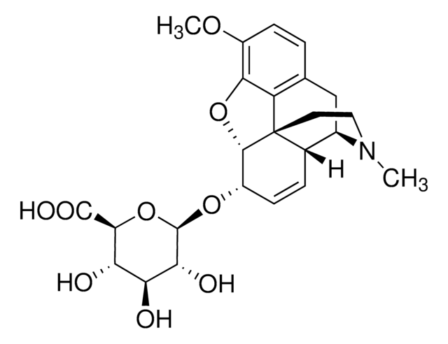 Codeine-6-&#946;-D-glucuronide solution 1&#160;mg/mL in methanol: water (2:8), ampule of 1&#160;mL, certified reference material, Cerilliant&#174;