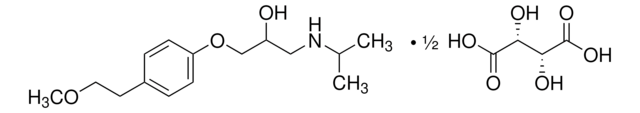 Metoprolol tartrate United States Pharmacopeia (USP) Reference Standard