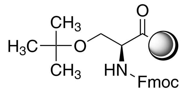 Fmoc-Ser(tBu)-Wang resin extent of labeling: 0.4-0.8&#160;mmol/g loading