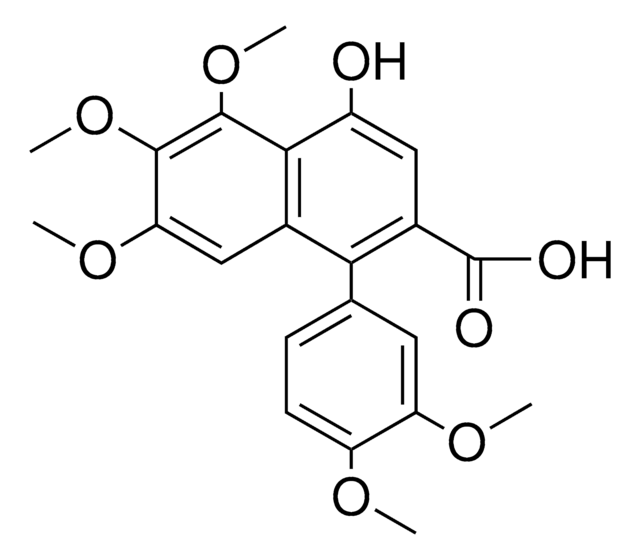 1-(3,4-DIMETHOXY-PH)-4-HYDROXY-5,6,7-TRIMETHOXY-NAPHTHALENE-2-CARBOXYLIC ACID AldrichCPR