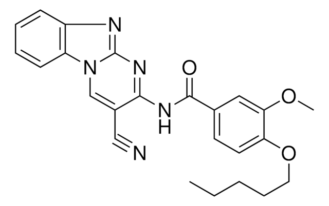 N-(3-CYANO-BENZO(4,5)IMIDAZO(1,2-A)PYRIMIDIN-2-YL)-3-MEO-4-PENTYLOXY-BENZAMIDE AldrichCPR