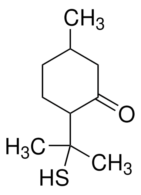 p-メンタ-8-チオール-3-オン mixture of cis and trans, &#8805;95%, FG