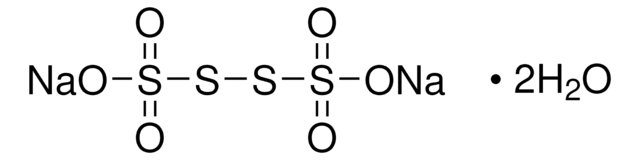 Sodium tetrathionate dihydrate &#8805;98% (titration)