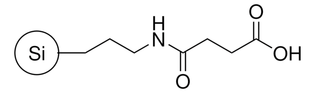 3-Aminopropyl(3-oxobutanoic acid) functionalized silica nanoparticles, ~15&#160;nm particle size (DLS), dispersion, 2.5&#160;% (w/v) in DMF