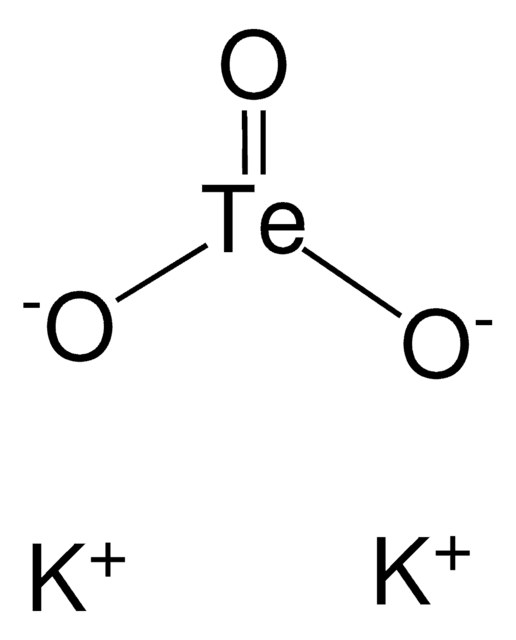 Potassium tellurite solution 1% in H2O, suitable for microbiology