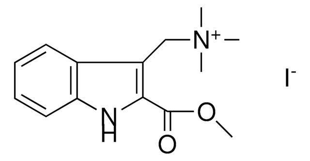 (2-METHOXYCARBONYL-1H-INDOL-3-YLMETHYL)-TRIMETHYL-AMMONIUM, IODIDE AldrichCPR