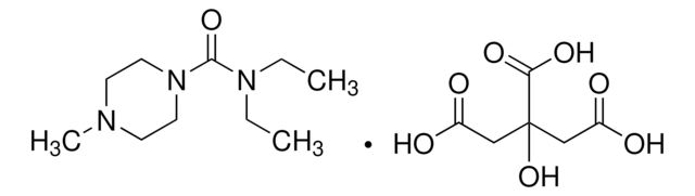 Diethylcarbamazine citrate United States Pharmacopeia (USP) Reference Standard