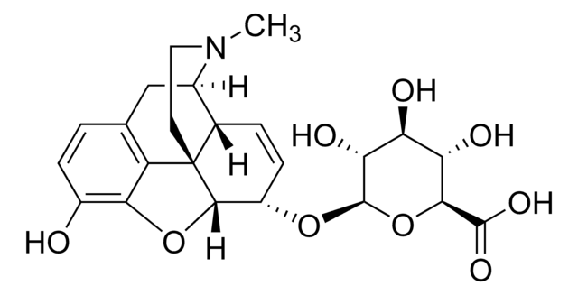 Morphine-6-&#946;-D-glucuronide solution 1.0&#160;mg/mL in methanol: water (2:8), ampule of 1&#160;mL, certified reference material, Cerilliant&#174;