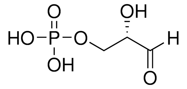 L-Glyceraldehyde-3-phosphate solution &#8805;95% (TLC), 8-12&#160;mg/mL in H2O (qNMR)