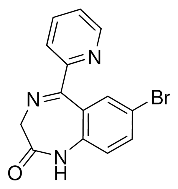 Bromazepam solution 1.0&#160;mg/mL in methanol, ampule of 1&#160;mL, certified reference material, Cerilliant&#174;