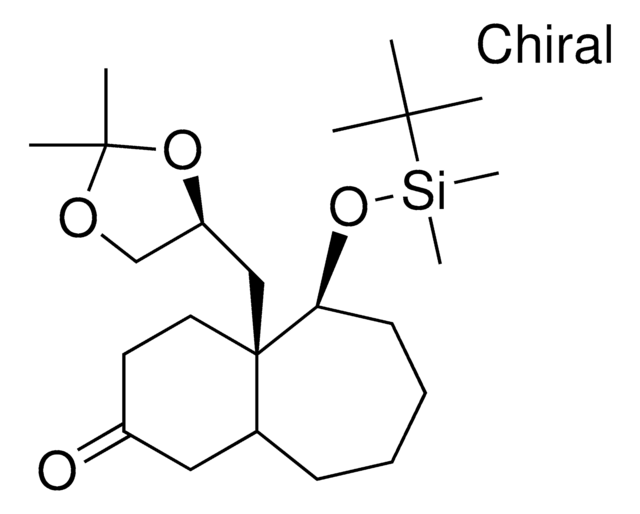 (4AR,5S)-5-{[TERT-BUTYL(DIMETHYL)SILYL]OXY}-4A-{[(4S)-2,2-DIMETHYL-1,3-DIOXOLAN-4-YL]METHYL}DECAHYDRO-2H-BENZO[A]CYCLOHEPTEN-2-ONE AldrichCPR