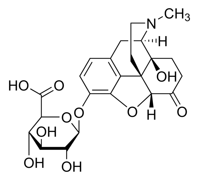 Oxymorphone-3-&#946;-D-glucuronide solution 100&#160;&#956;g/mL in methanol: water (1:1), ampule of 1&#160;mL, certified reference material, Cerilliant&#174;