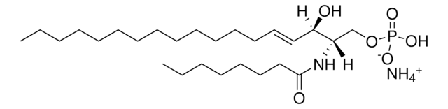 C8 Ceramide-1-Phosphate (d18:1/8:0) N-octanoyl-ceramide-1-phosphate (ammonium salt), powder