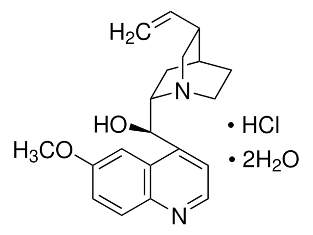 Quinine hydrochloride dihydrate suitable for fluorescence, BioReagent, &#8805;98.0% (NT)