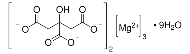 クエン酸マグネシウム三塩基 九水和物 suitable for microbiology, &#8805;95.0% (KT)