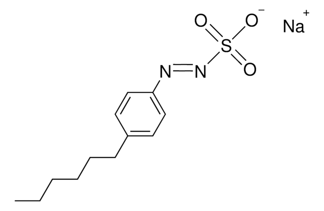 Sodium 2-(4-hexylphenyl)diazene-1-sulfonate (0.5% solution in 25mM aqueous ammonium bicarbonate, pH 7.0), &#8805;95%