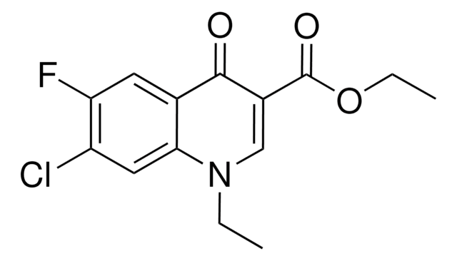 ETHYL 7-CHLORO-1-ETHYL-6-FLUORO-4-OXO-1,4-DIHYDRO-3-QUINOLINECARBOXYLATE AldrichCPR