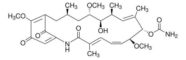 Geldanamycin Ready Made Solution 1&#160;mg/mL, from Streptomyces hygroscopicus