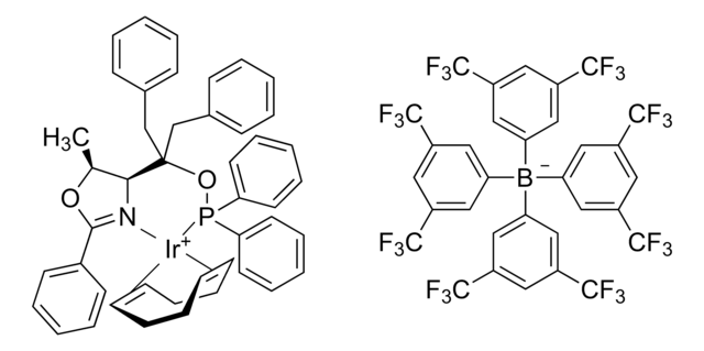 1,5-Cyclooctadiene{[dibenzyl((4S,5S)-5-methyl-2-phenyl-4,5-dihydro-4-oxazolyl)methyl]diphenylphosphinite &#954;N:&#954;P}iridium(I) tetrakis(3,5-bis(trifluoromethyl)phenyl)borate 97%