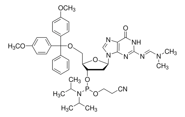 DMT-dG(dmf) Phosphoramidite configured for ABI, configured for (ÄKTA&#174; and OligoPilot&#174;)