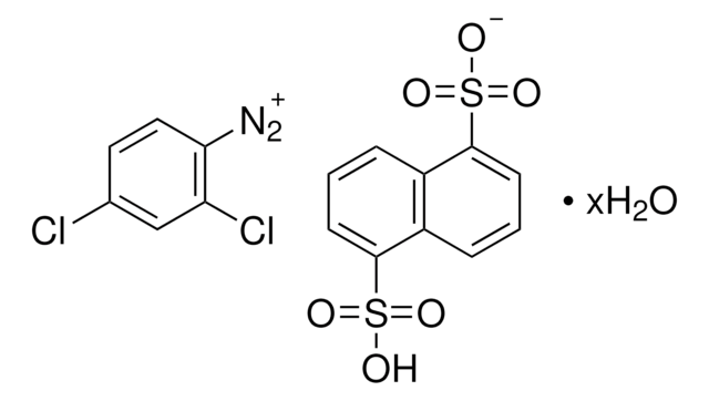 2,4-Dichlorobenzenediazonium 1,5-naphthalenedisulfonate hydrate powder