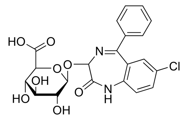 Oxazepam glucuronide solution 100&#160;&#956;g/mL in methanol, ampule of 1&#160;mL, certified reference material, Cerilliant&#174;