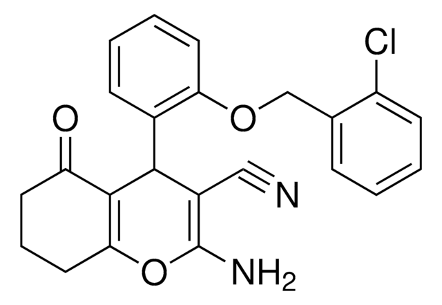 2-AMINO-4-{2-[(2-CHLOROBENZYL)OXY]PHENYL}-5-OXO-5,6,7,8-TETRAHYDRO-4H-CHROMENE-3-CARBONITRILE AldrichCPR