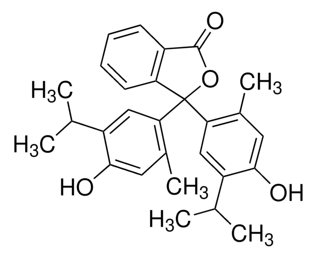 Thymolphthalein ACS reagent, Dye content 95&#160;%