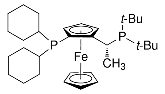 (R)-1-[(SP)-2-(ジシクロヘキシルホスフィノ)フェロセニル]エチルジ-tert-ブチルホスフィン &#8805;97%