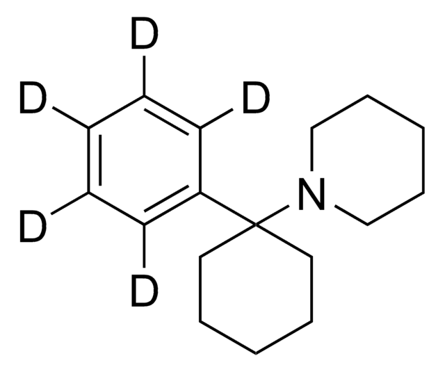 PCP-D5 (Phencyclidine-D5) solution 1.0&#160;mg/mL in methanol, ampule of 1&#160;mL, certified reference material, Cerilliant&#174;