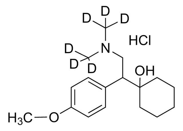 Venlafaxine-D6 hydrochloride solution 100&#160;&#956;g/mL in methanol (as free base), ampule of 1&#160;mL, certified reference material, Cerilliant&#174;